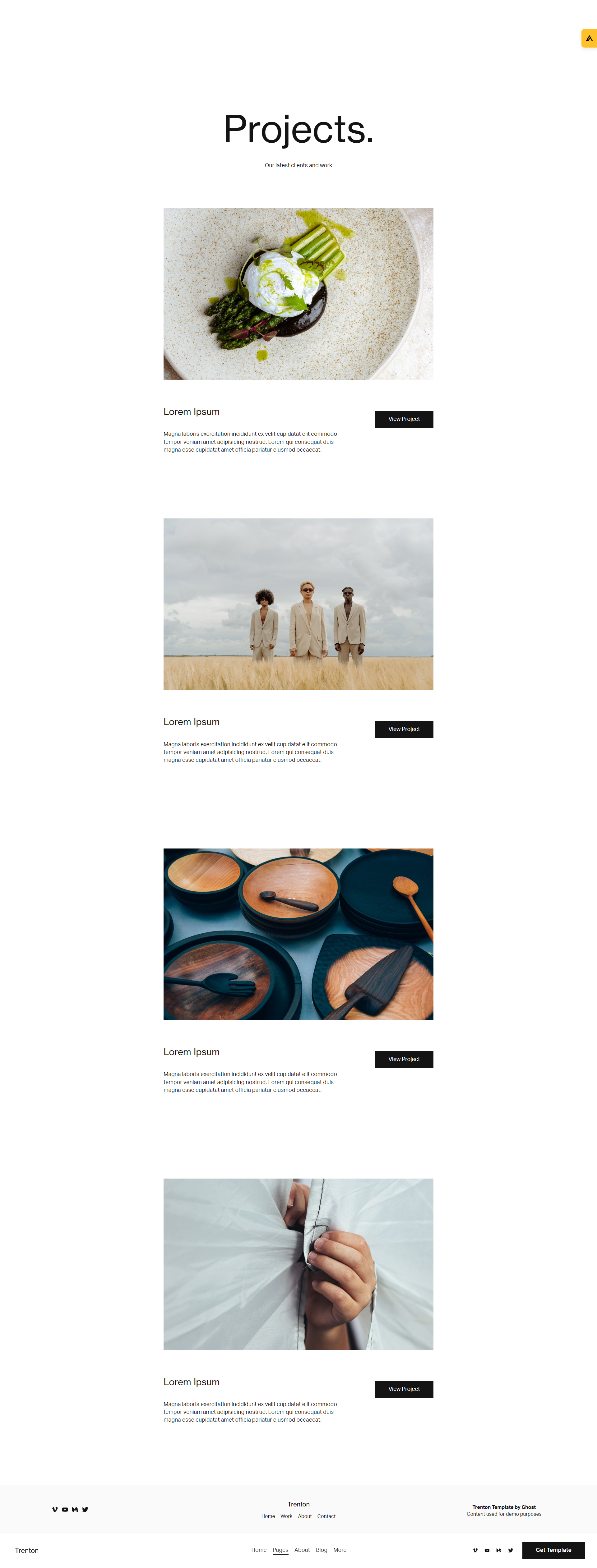 Trenton Template by Ghost Plugins