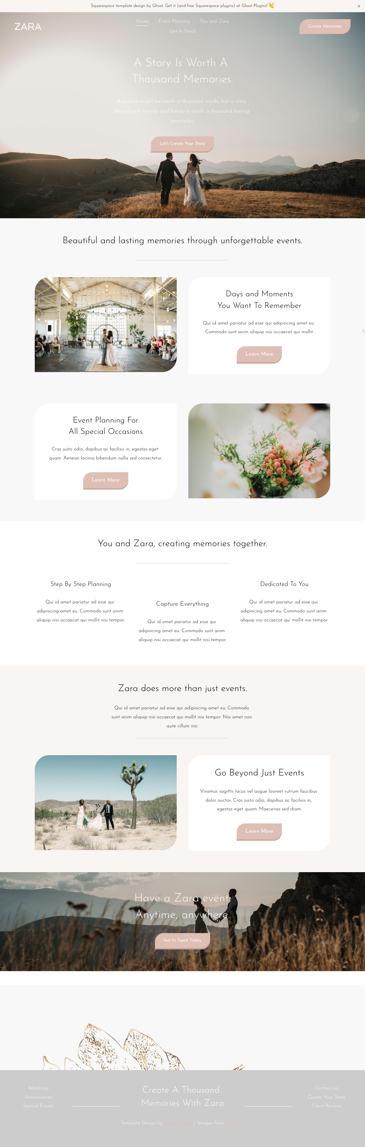 Zara 2.0 Template by GhostPlugins