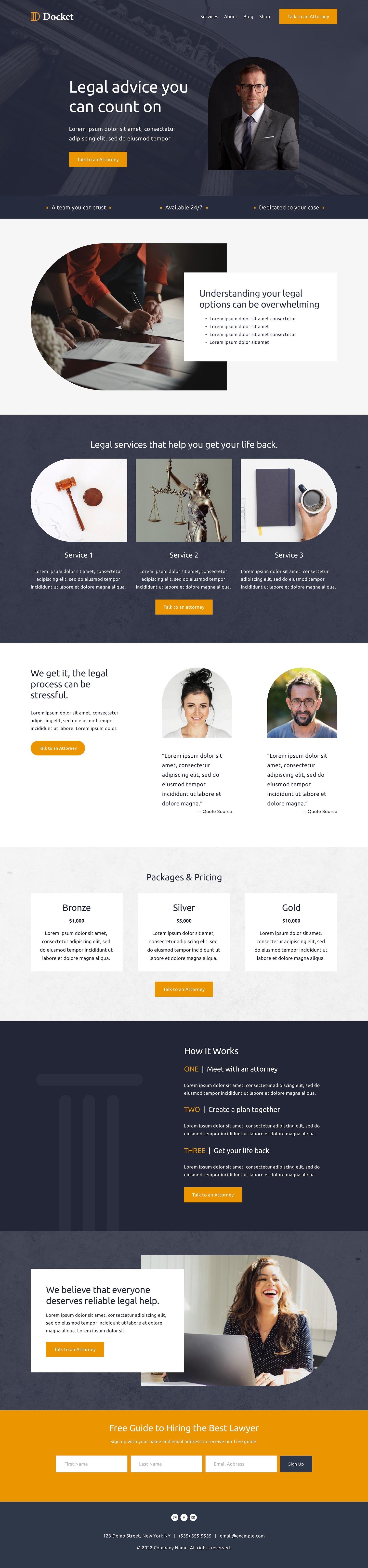 Docket StoryBrand Template