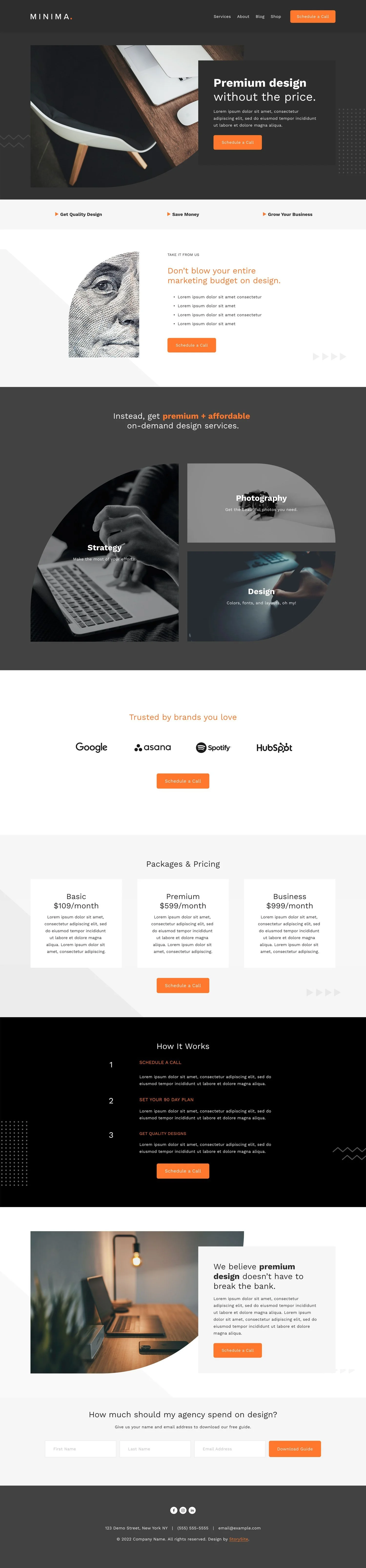 Minima StoryBrand Template