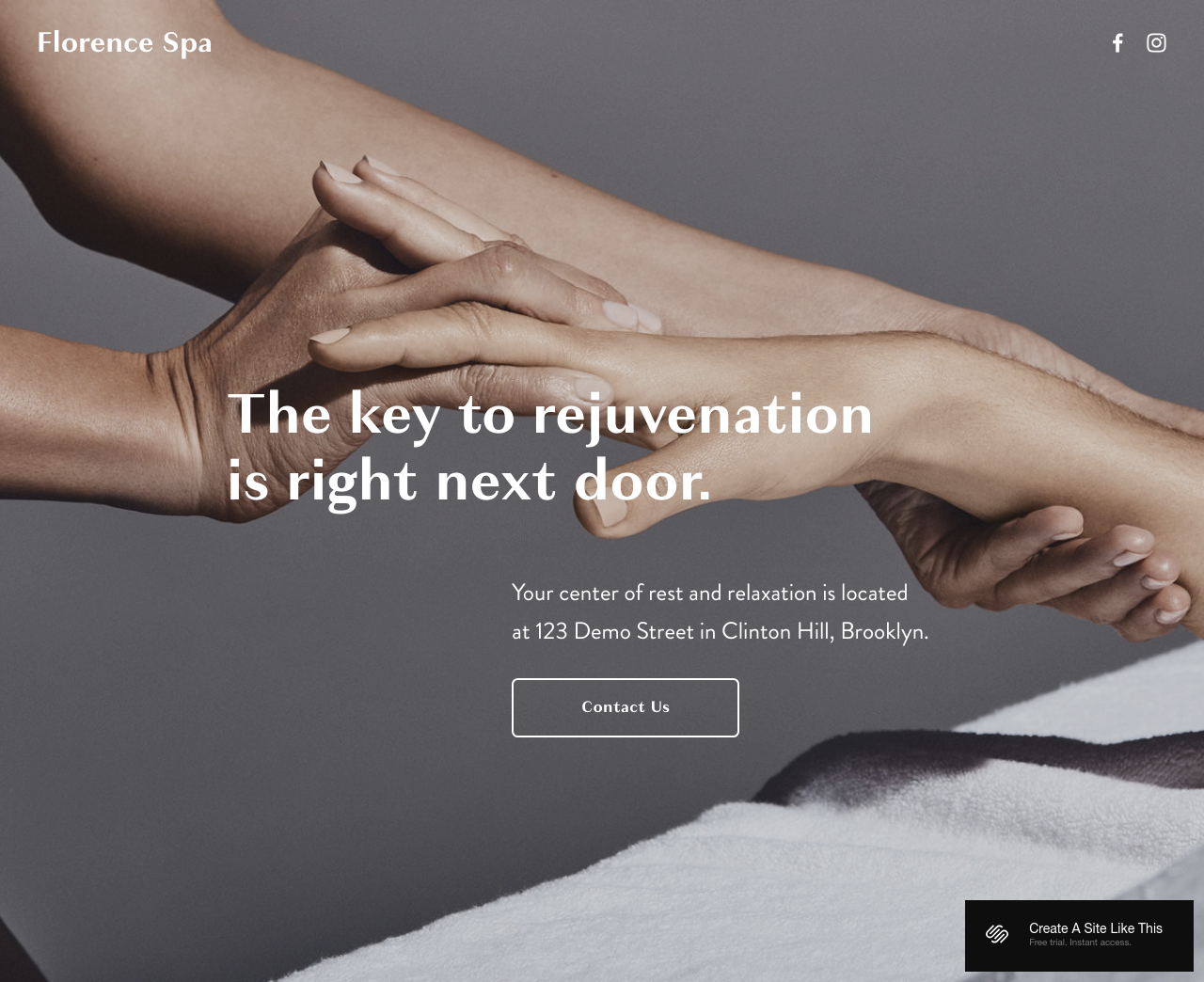 Florence Squarespace Template