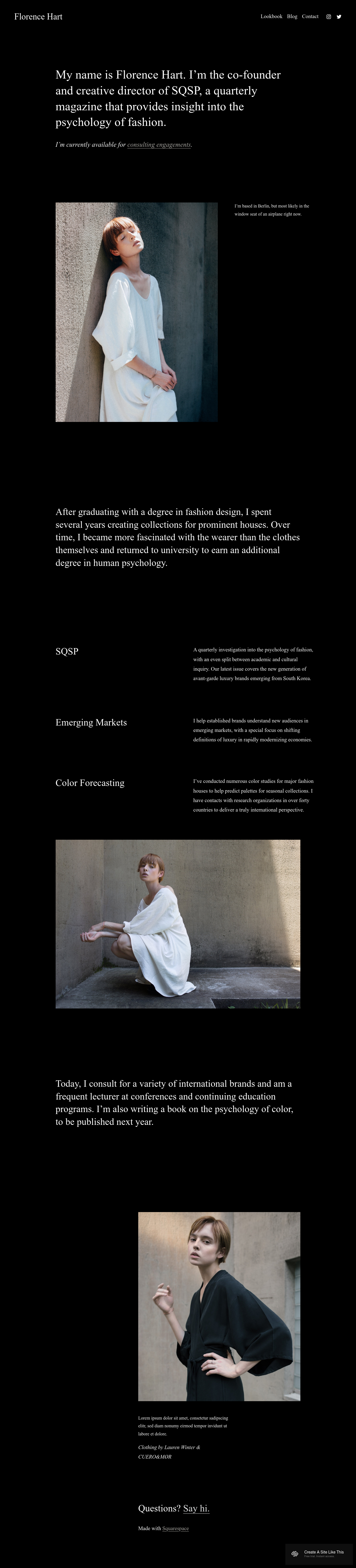 Hart Squarespace Template