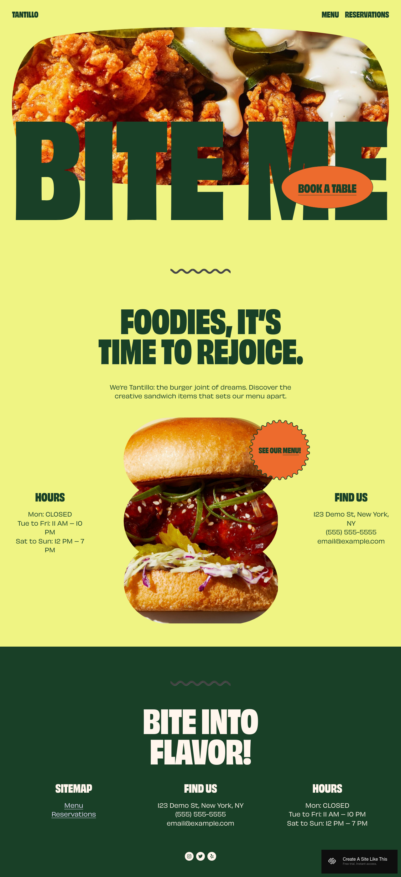 Tantillo Squarespace Template