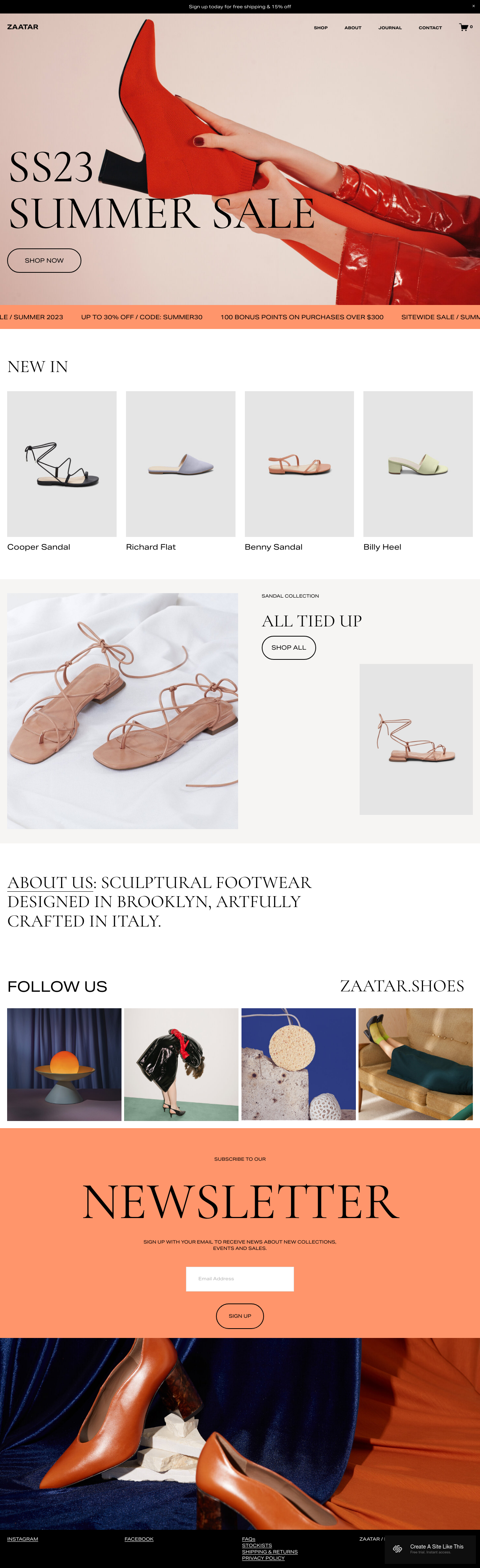 Zaatar Squarespace Template