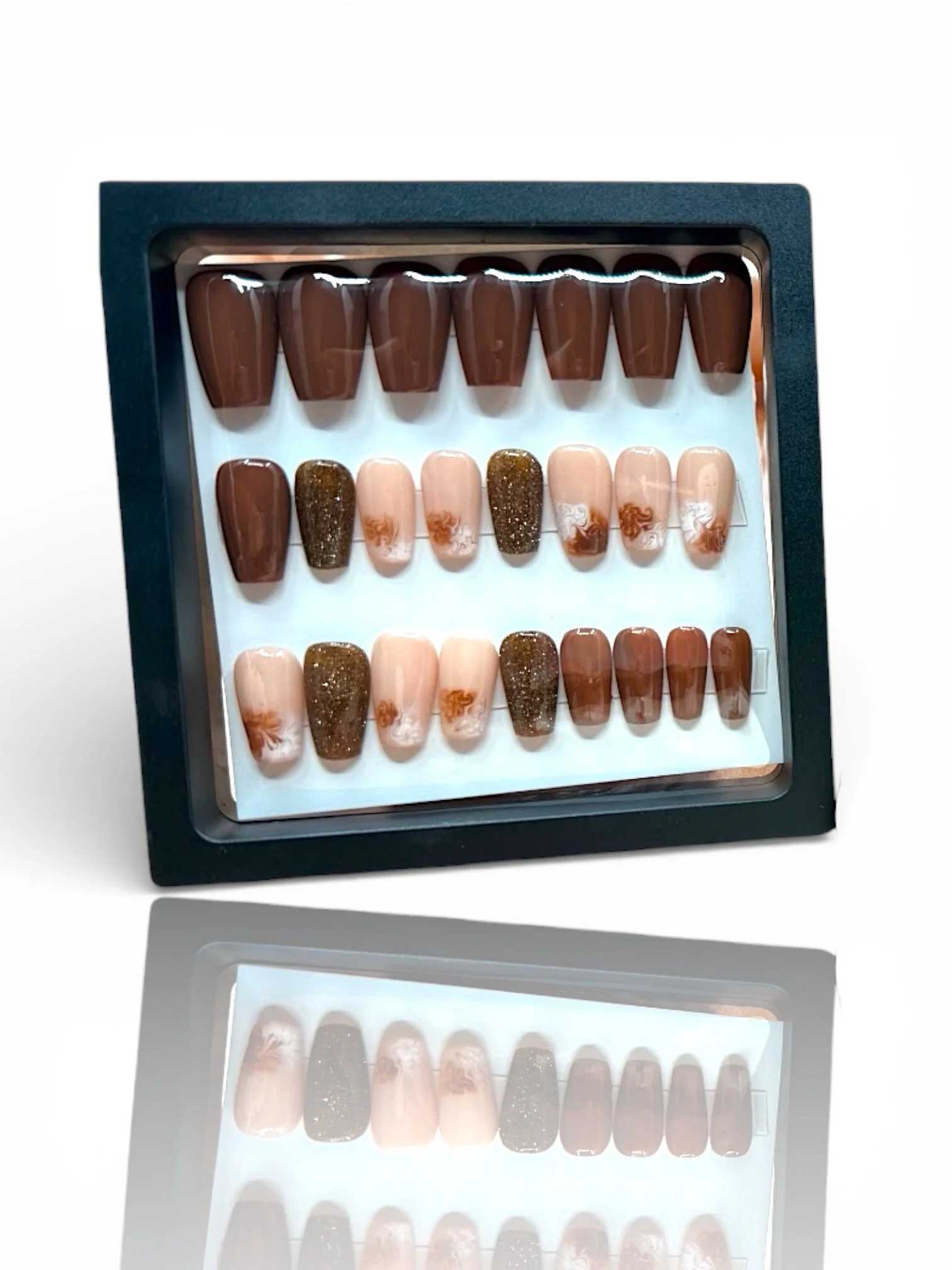 Mocha Marble Truffle-Glossy