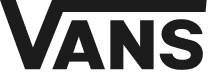 Vans logo in black and white