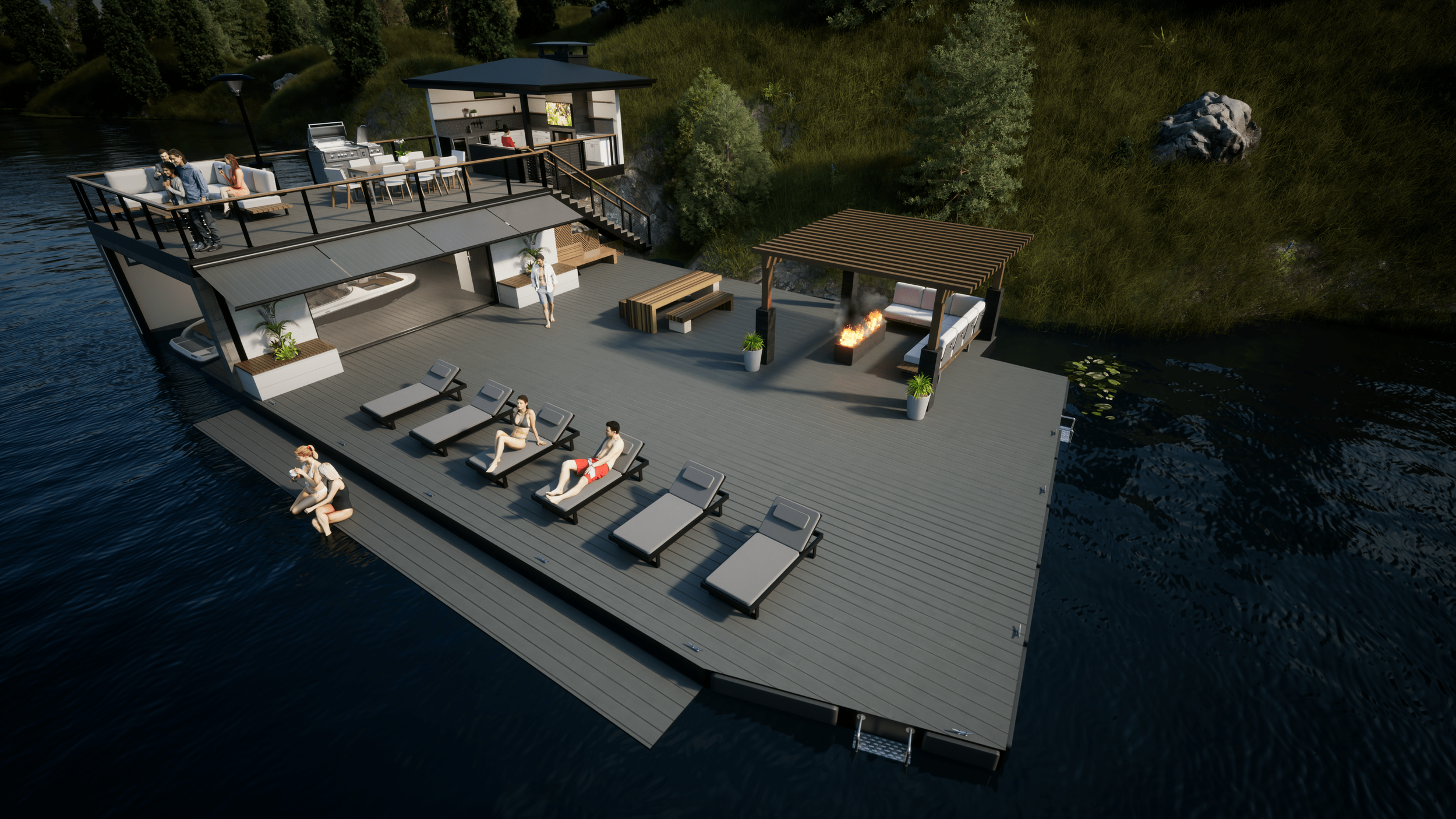 Lake Front Boathouse · Lake Oswego, OR, image 3 of 4