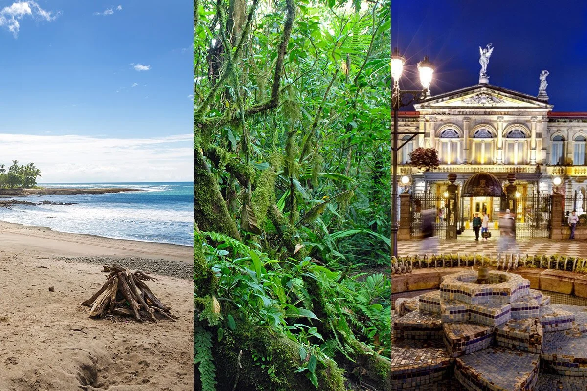 Costa Rica beach, rainforest and cultural experience