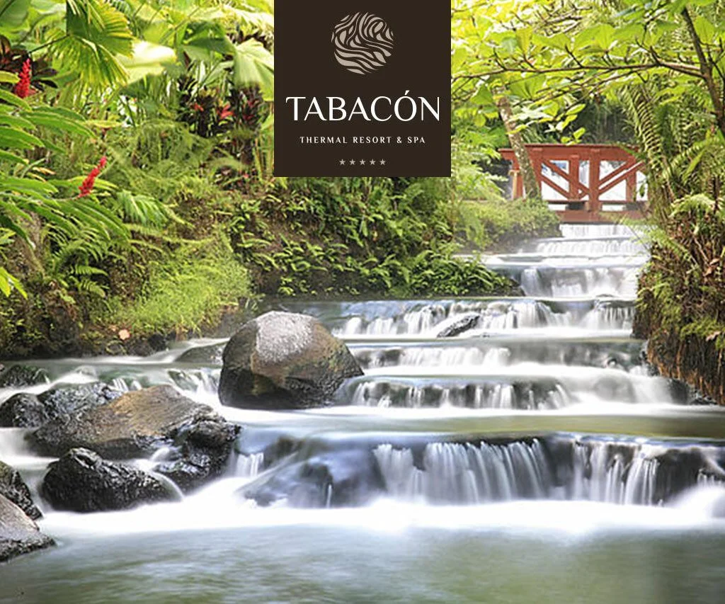 Tabacón Thermal Resort & Spa in Costa Rica with tropical gardens and natural thermal waters