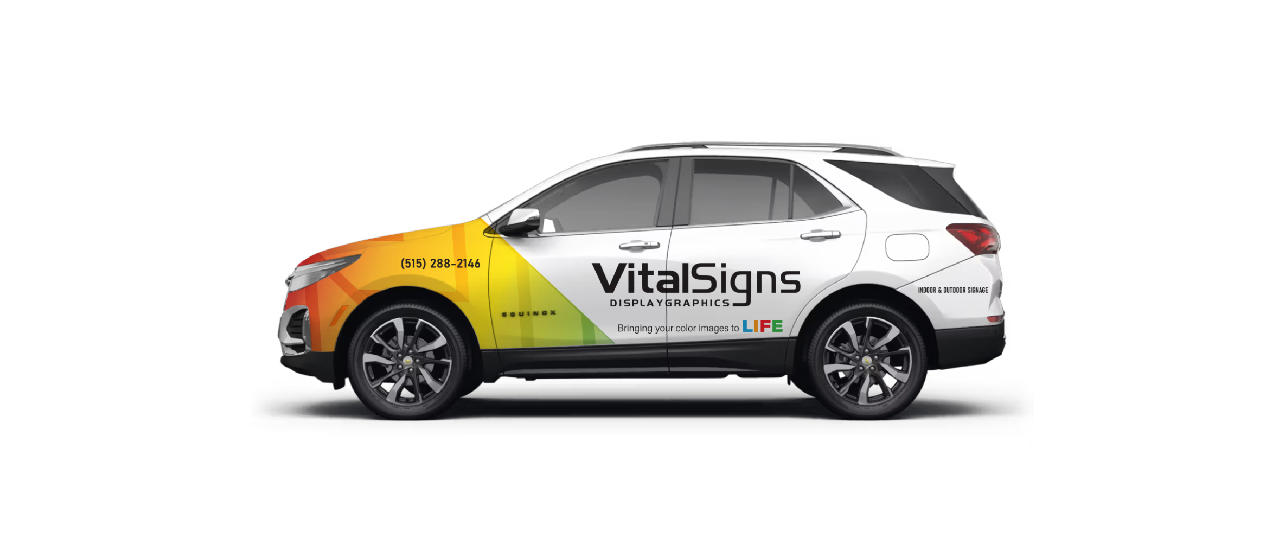 Small SUV/Van Partial Wrap $1200 - $2400