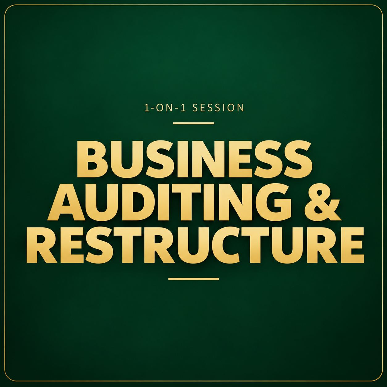 BUSINESS AUDITING & RESTRUCTURING