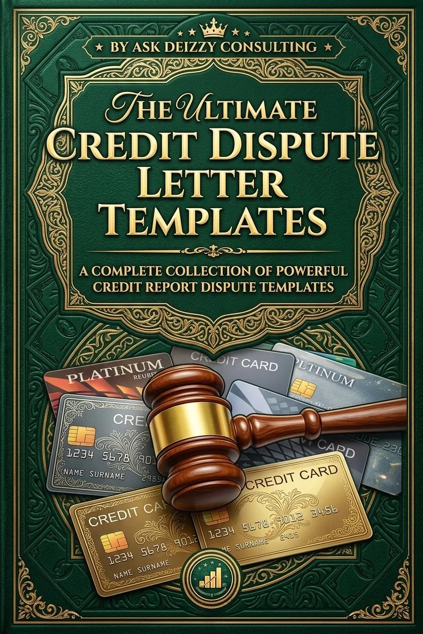 THE ULTIMATE CREDIT DISPUTE LETTER TEMPLATES & GUIDE