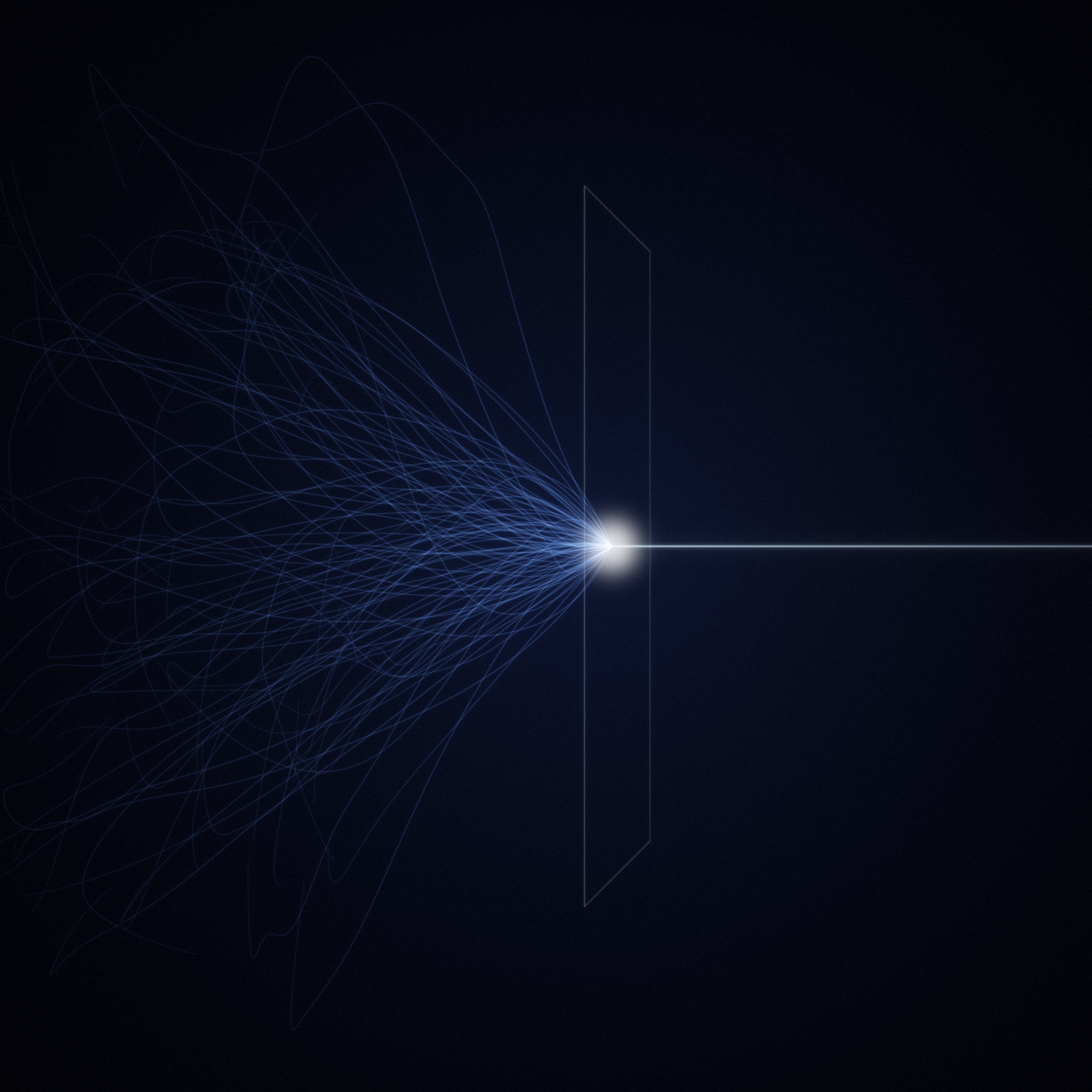 Abstract visual for capability story video production