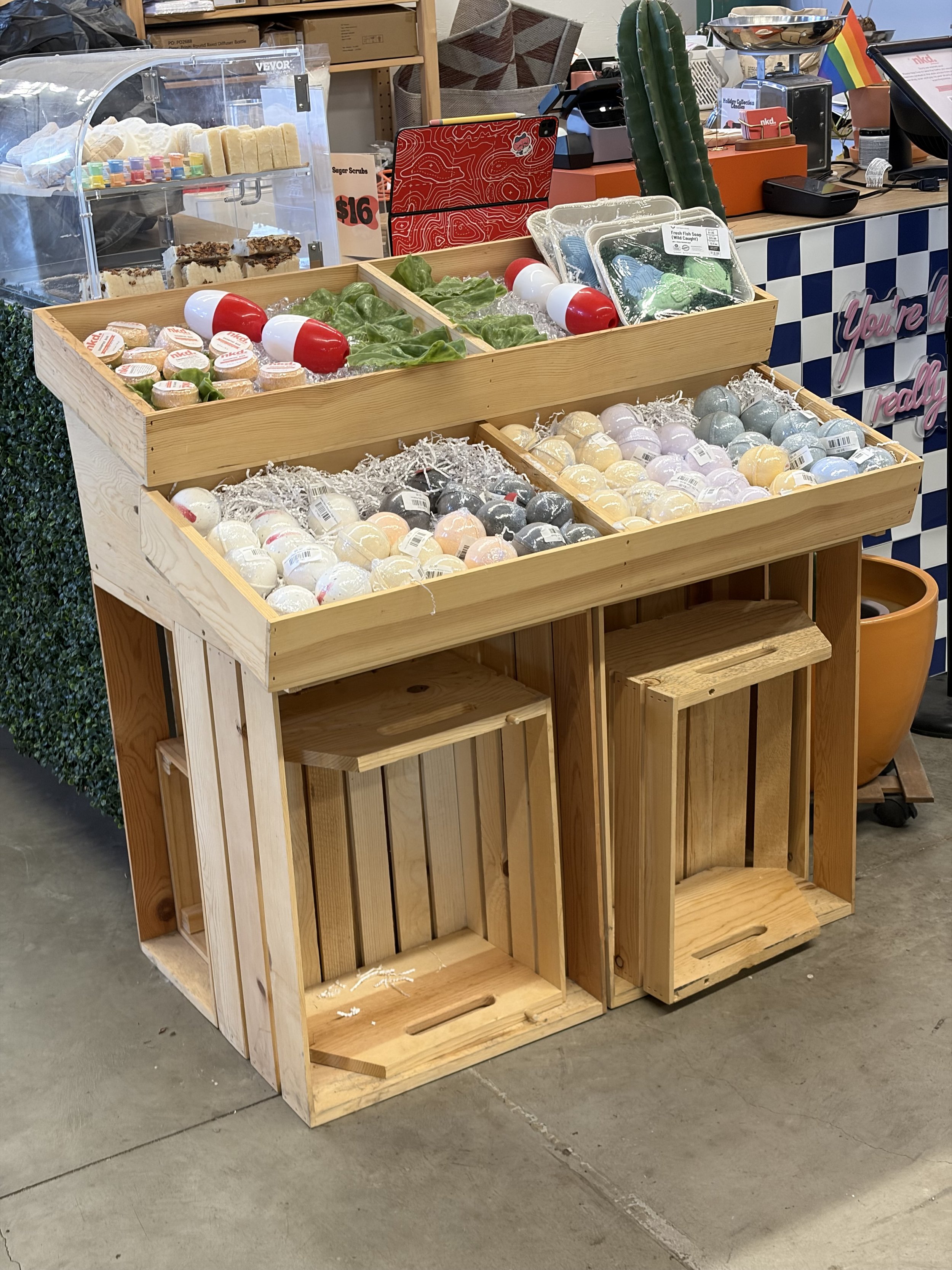 Pine Display Stand