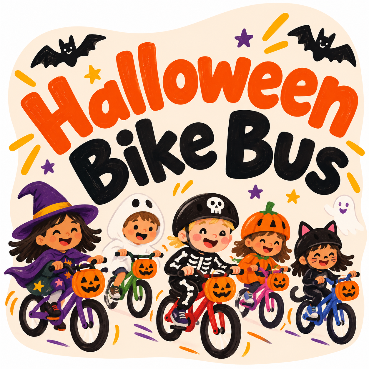 Halloween Bike Bus Special!