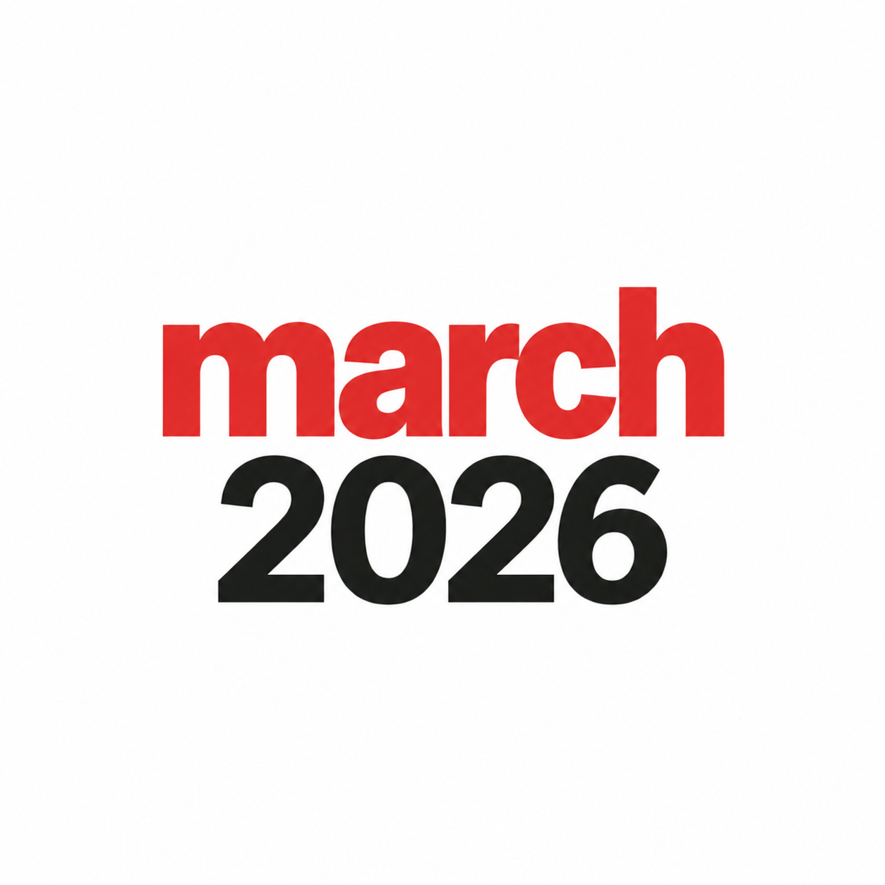 march 2026 minimalist typographic design.png