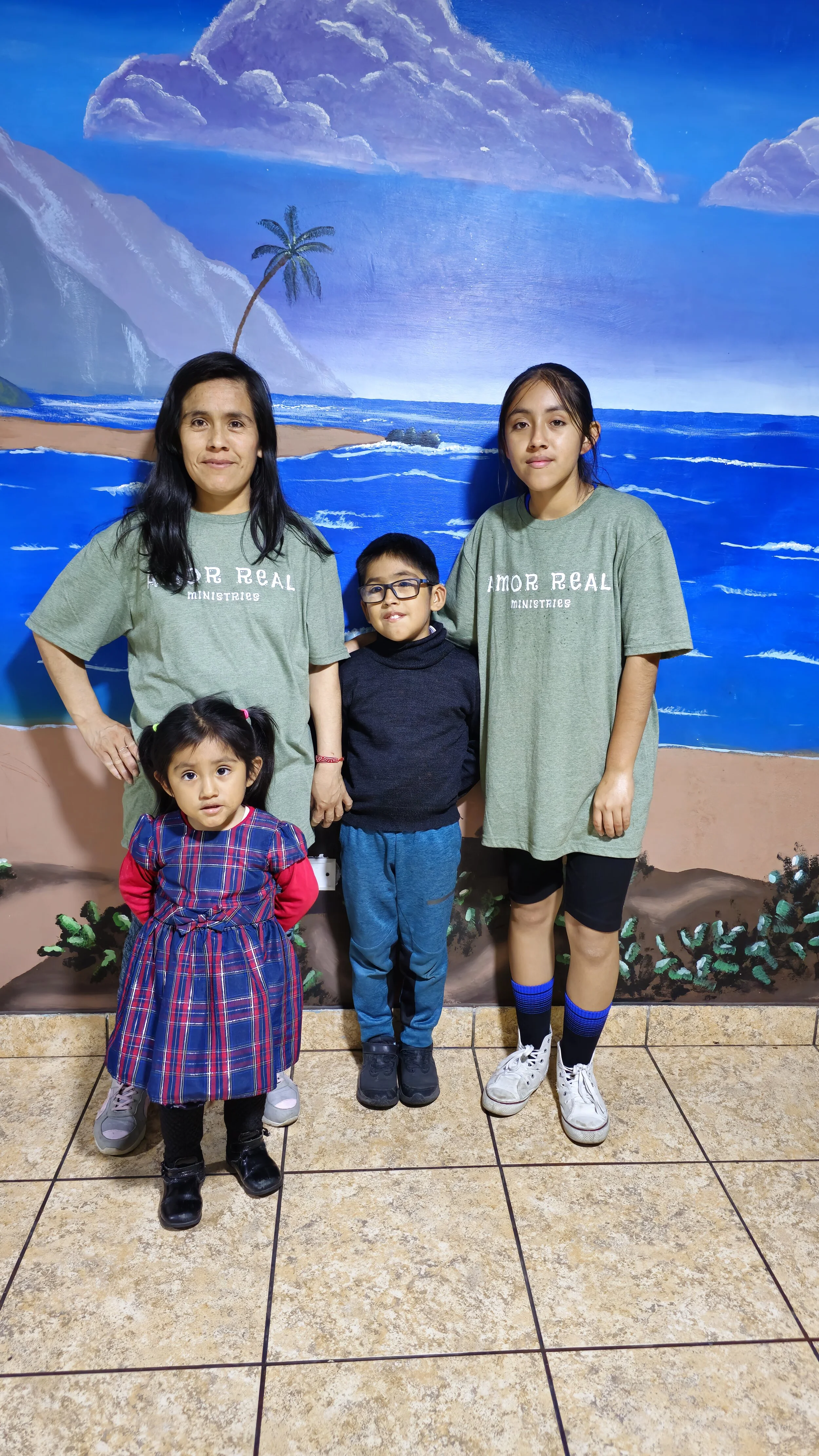 Francisca’s family at Pat’s Place