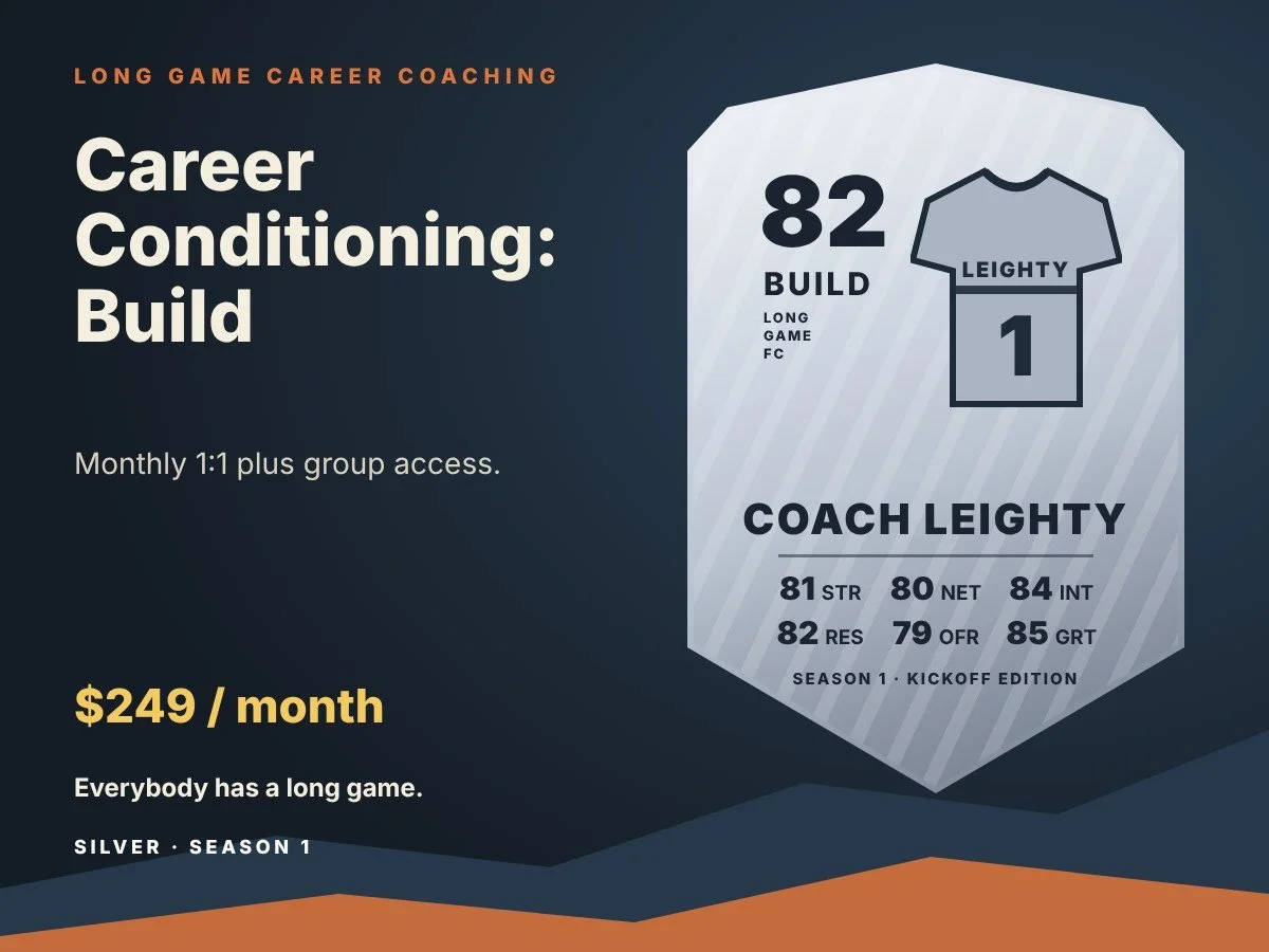 Career Conditioning: Build