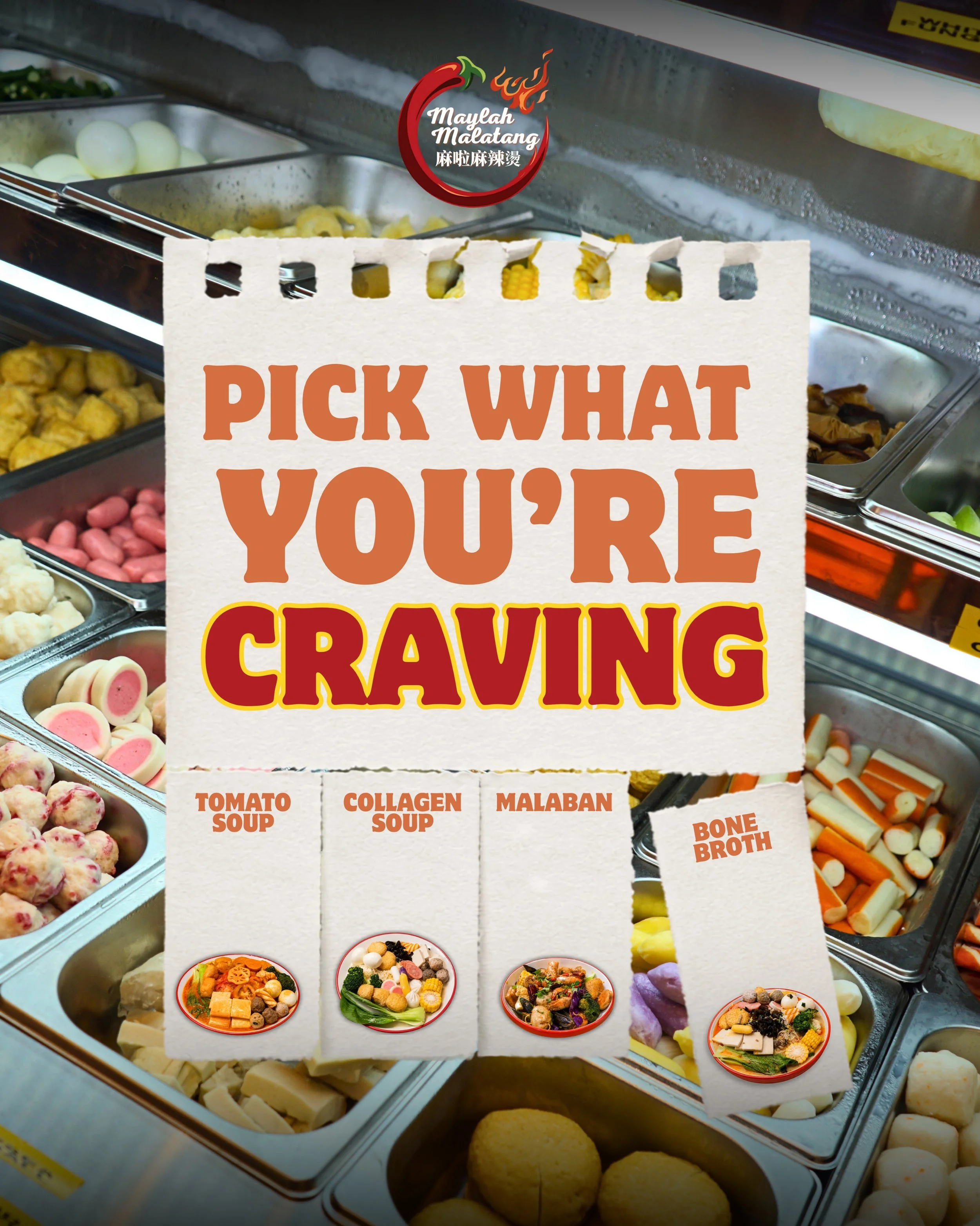 Pick what you&rsquo;re craving. We&rsquo;ll take care of the rest. 🍜🔥

From comforting soups to your favorite Malatang ingredients, there&rsquo;s always something waiting to satisfy the craving.

📍 Find Maylah Malatang at:
 SM Muntinlupa
 SM Light