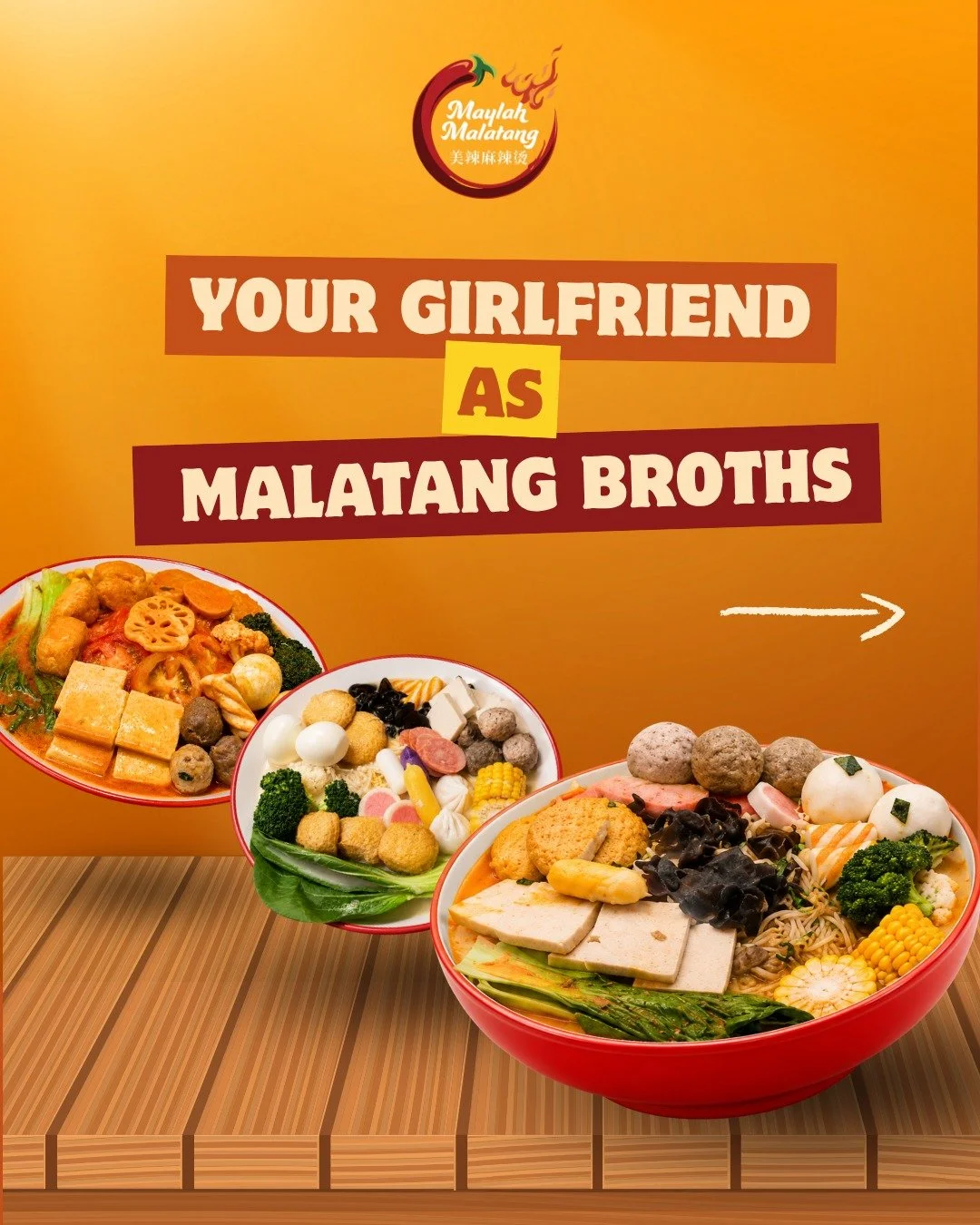 Send this to your girlfriend 👀 Which one is she? 🥢