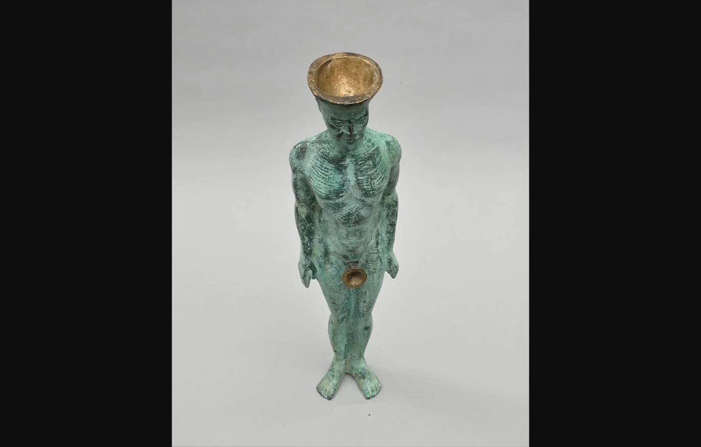 Masturbation, 2018 — Bronze, 24 x 4 x 3 in.