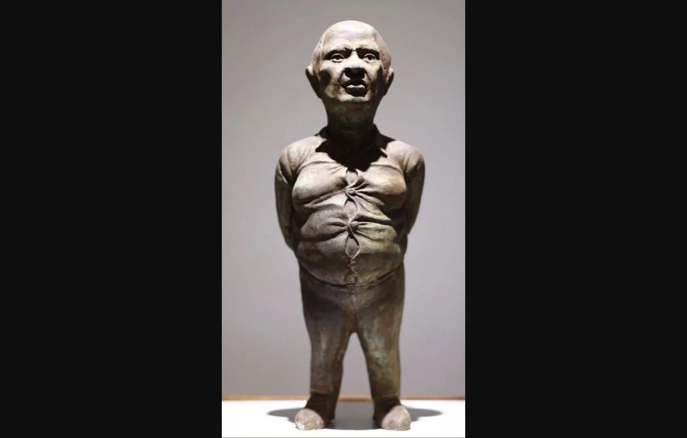 The Discomfort, 2018 — Bronze, 24 x 8 x 8 in.