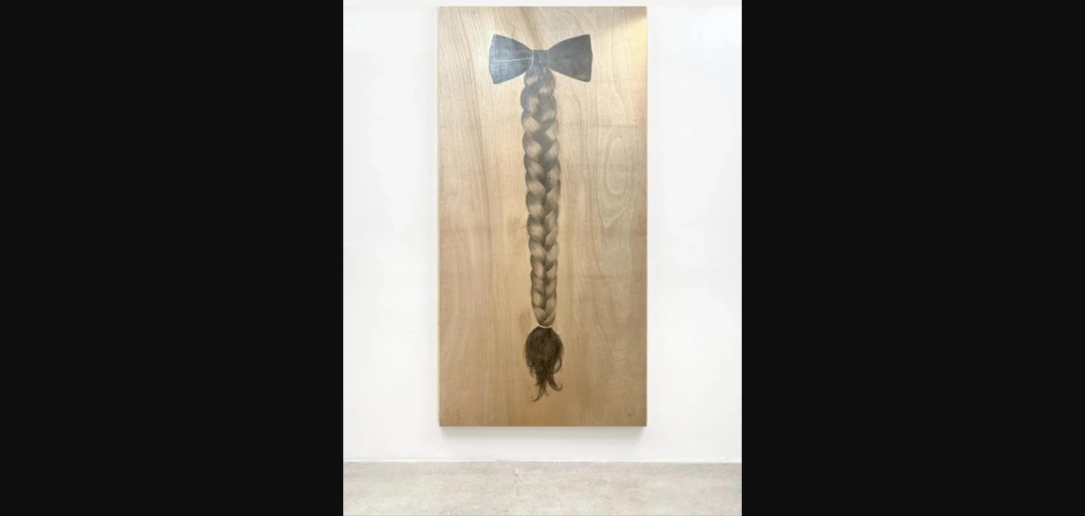 The Unified Knot, 2025 — Graphite on Plywood, 96 x 48 in.