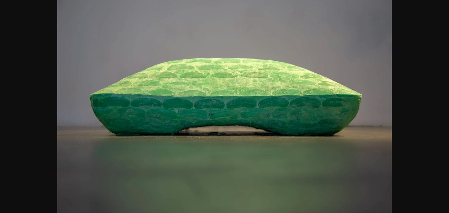 The Shield, 2020 — Soap, 32 x 19 x 9 in.