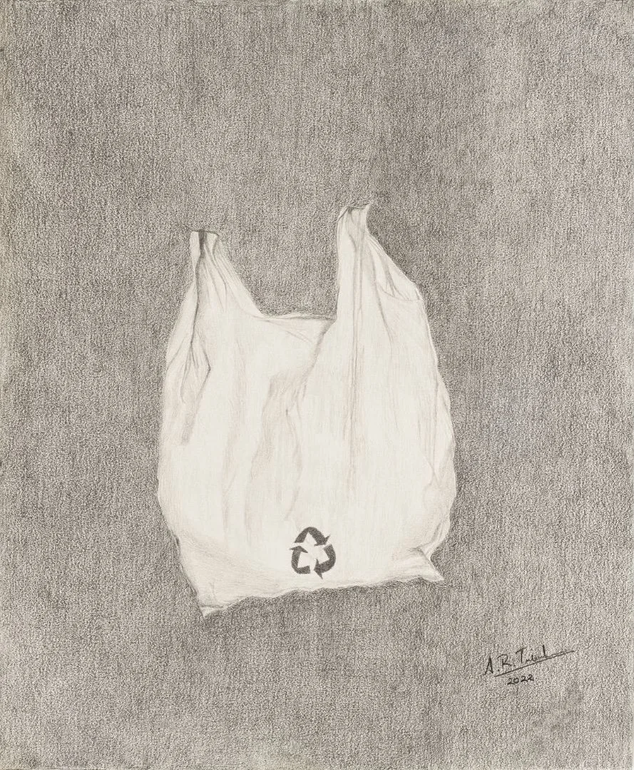 Plastic Bag on Paper, 2022