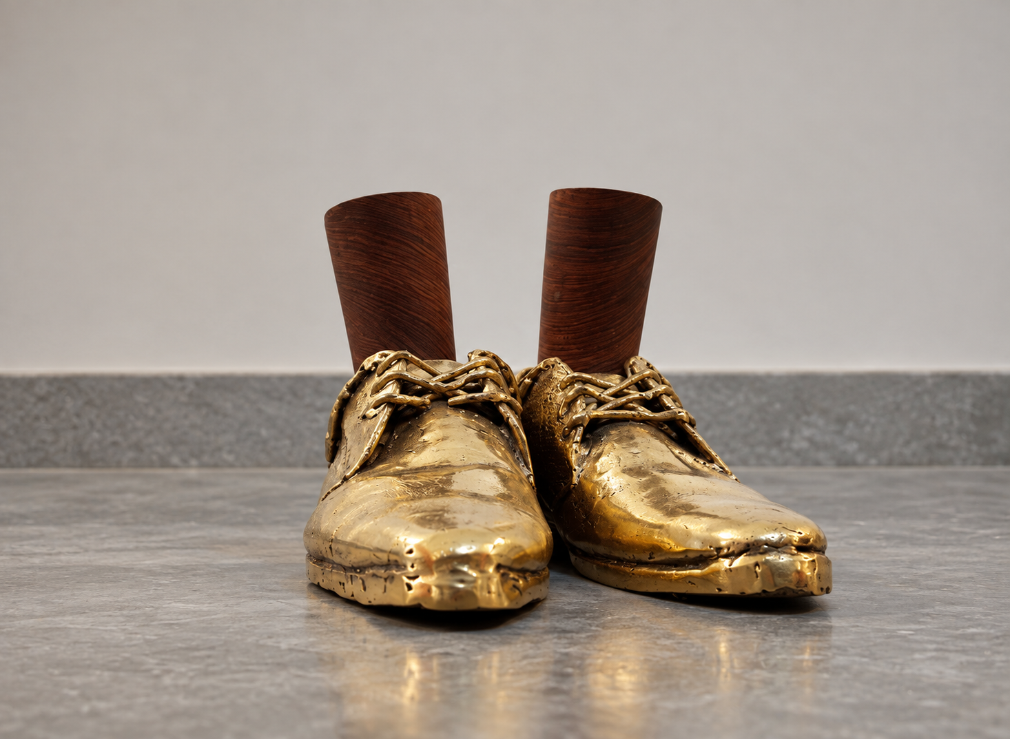 Golden Sculptural Shoes with Wooden Inserts.png