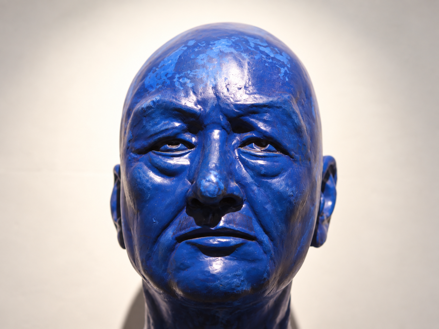 Glossy Cobalt Blue Sculpted Bust.png
