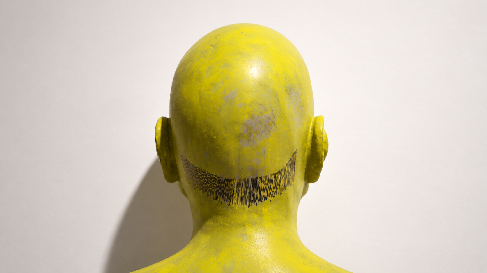 Mustard Yellow Sculpted Head with Inked Nape.png
