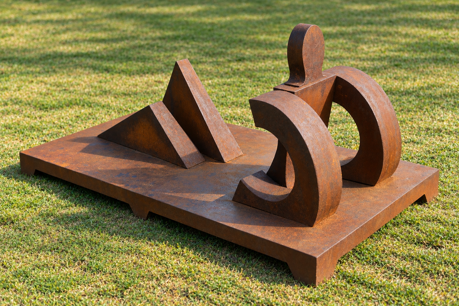 Rusted Abstract Sculpture on the Lawn.png