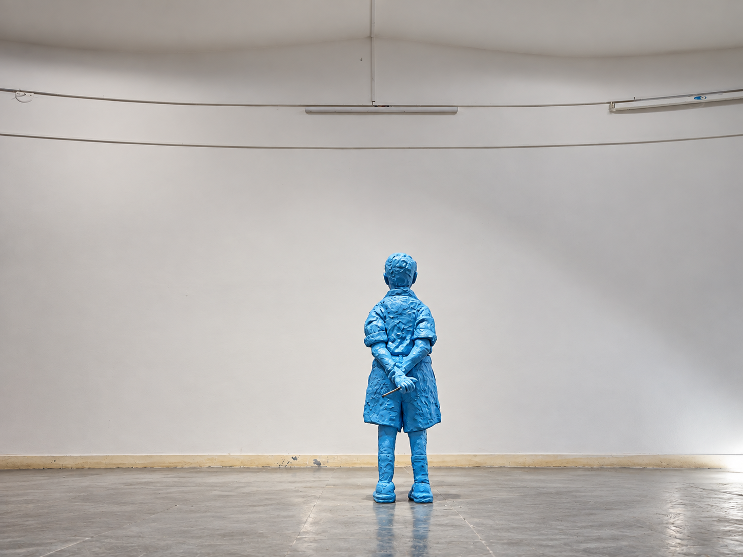 Blue Boy in a Minimalist Gallery.png