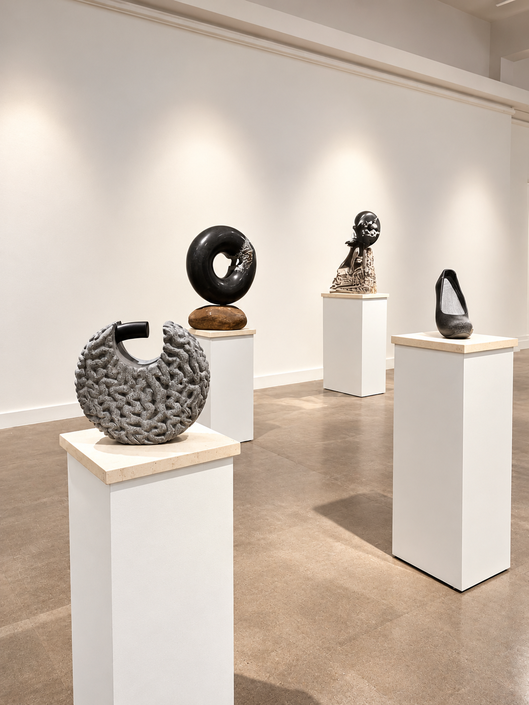 Minimalist Gallery of Organic Sculptures.png