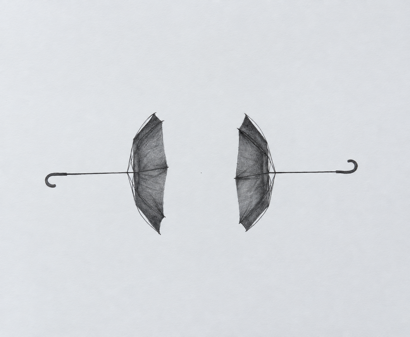 Mirrored Graphite Umbrellas on Paper.PNG