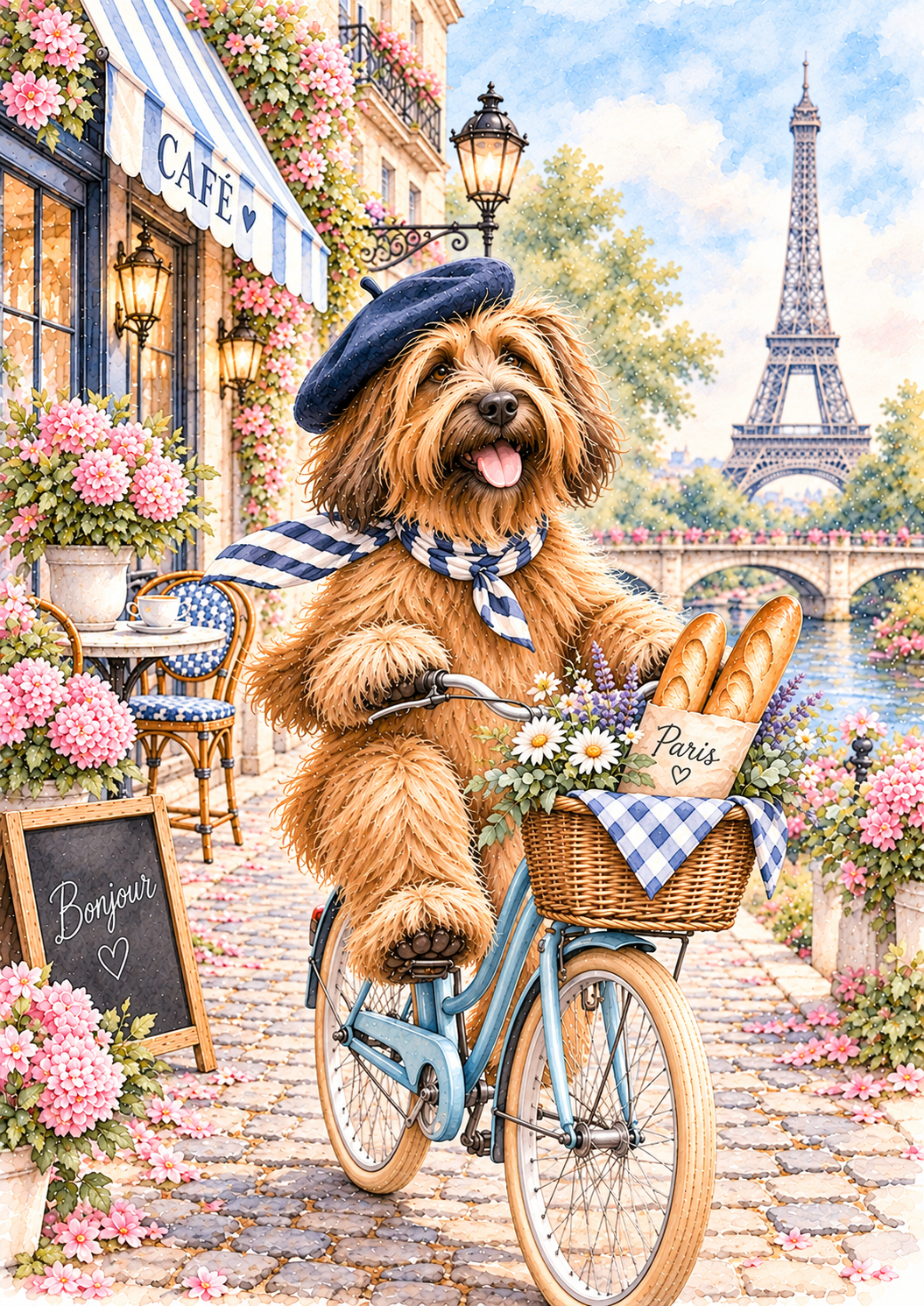 A4 Prints - Dogs In Paris
