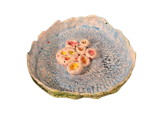 The Wonky Bird Café – Handmade Ceramic Bird Feeder
