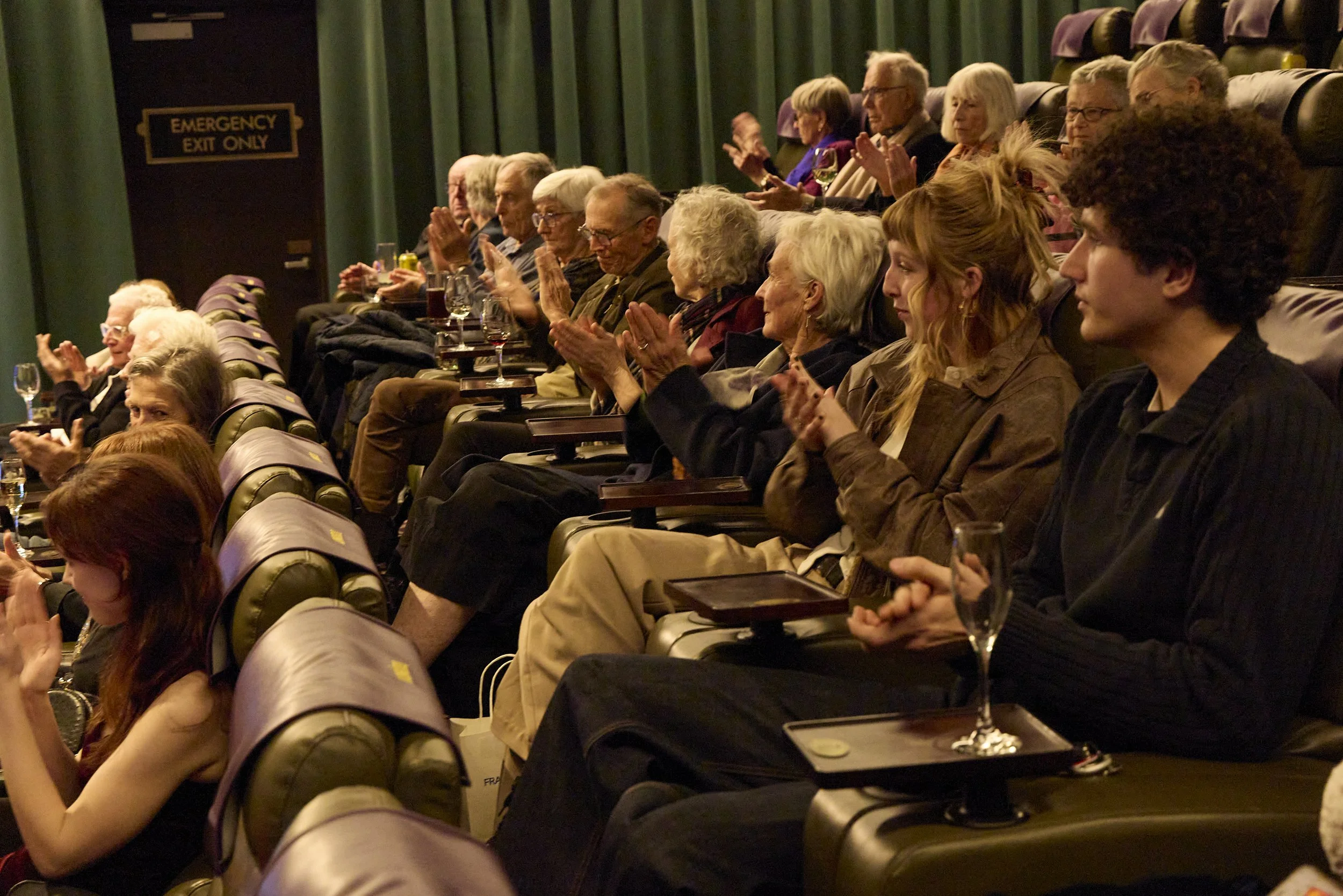 The guests in the Lumiere theatre for the launch of Hush.