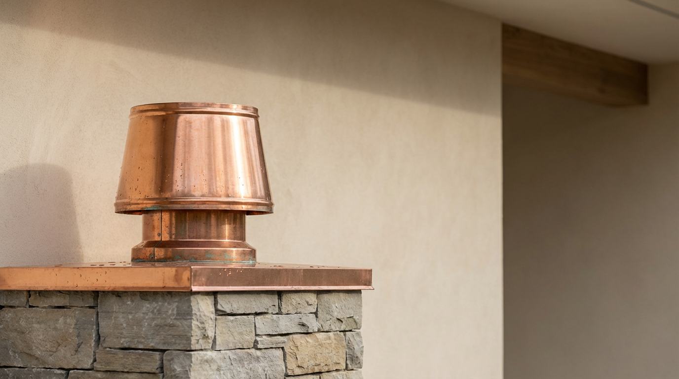 Copper Chimney Cap