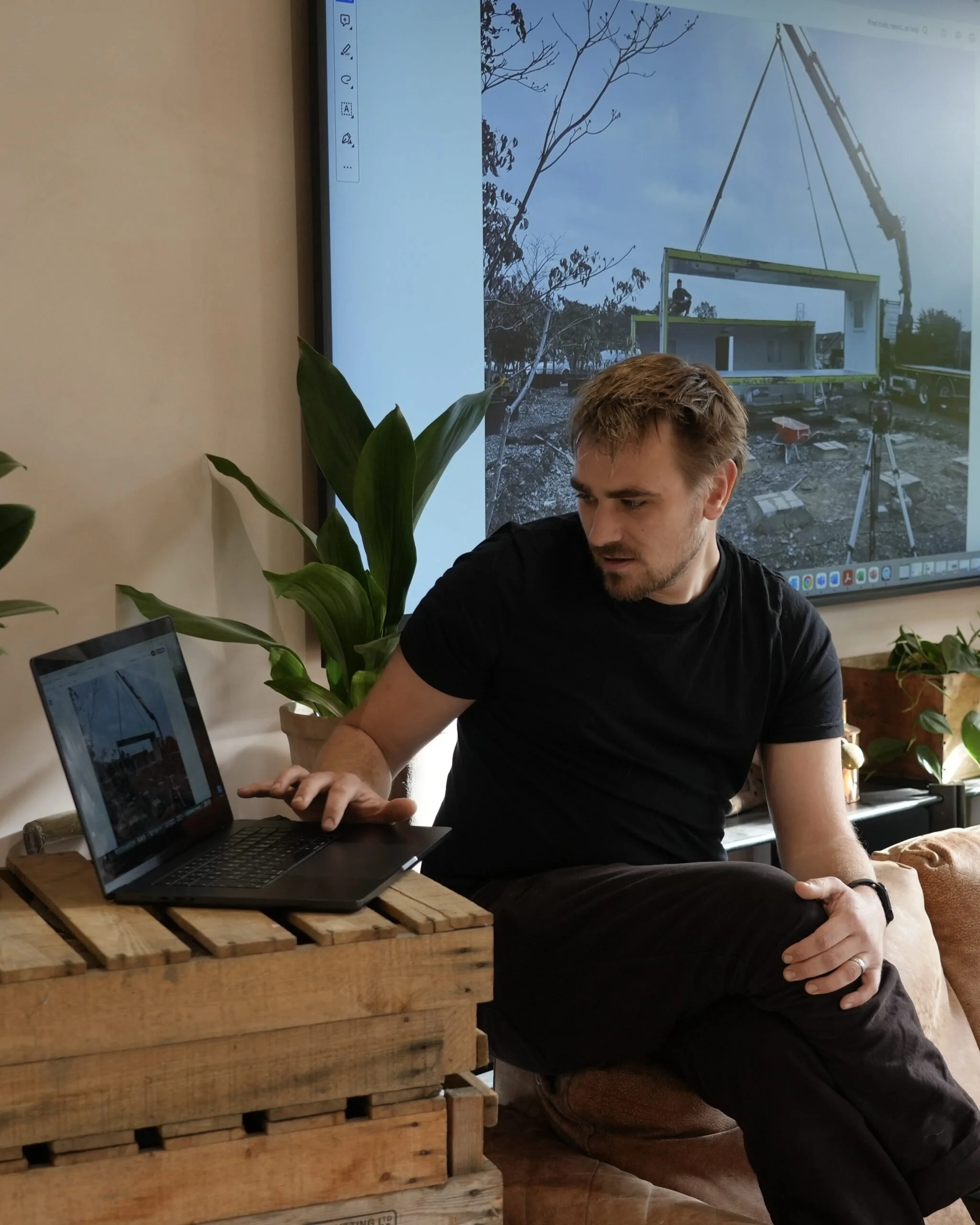 Meeting room at the Form Plants showroom
