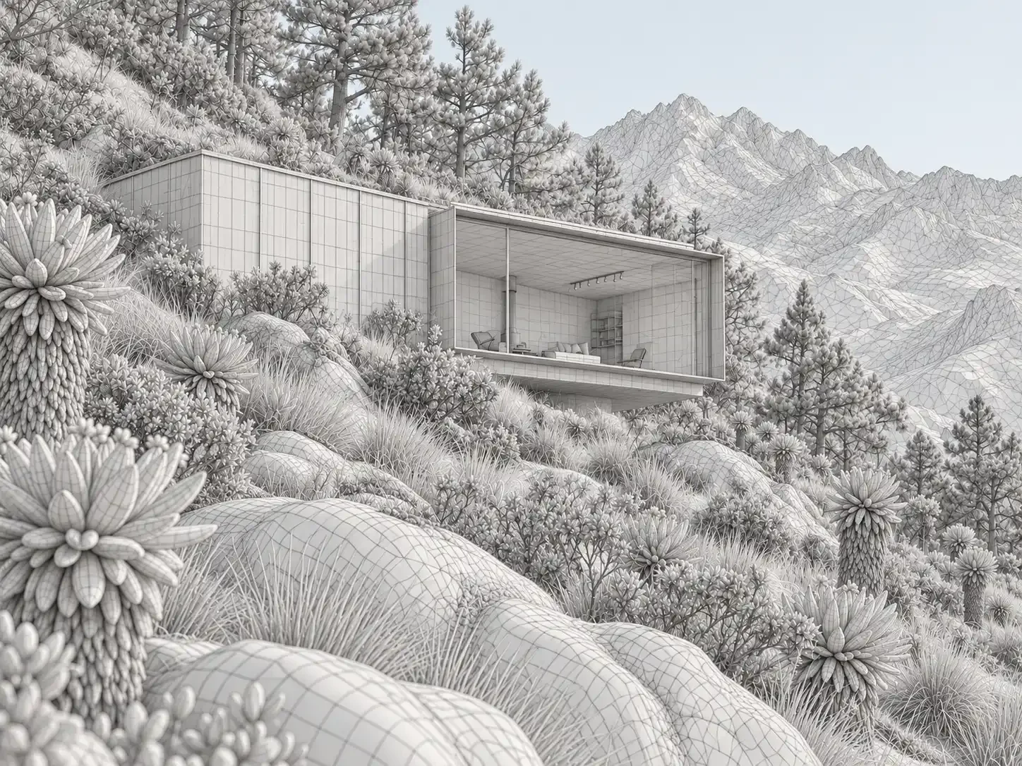 Cabin Andes, Clay wire