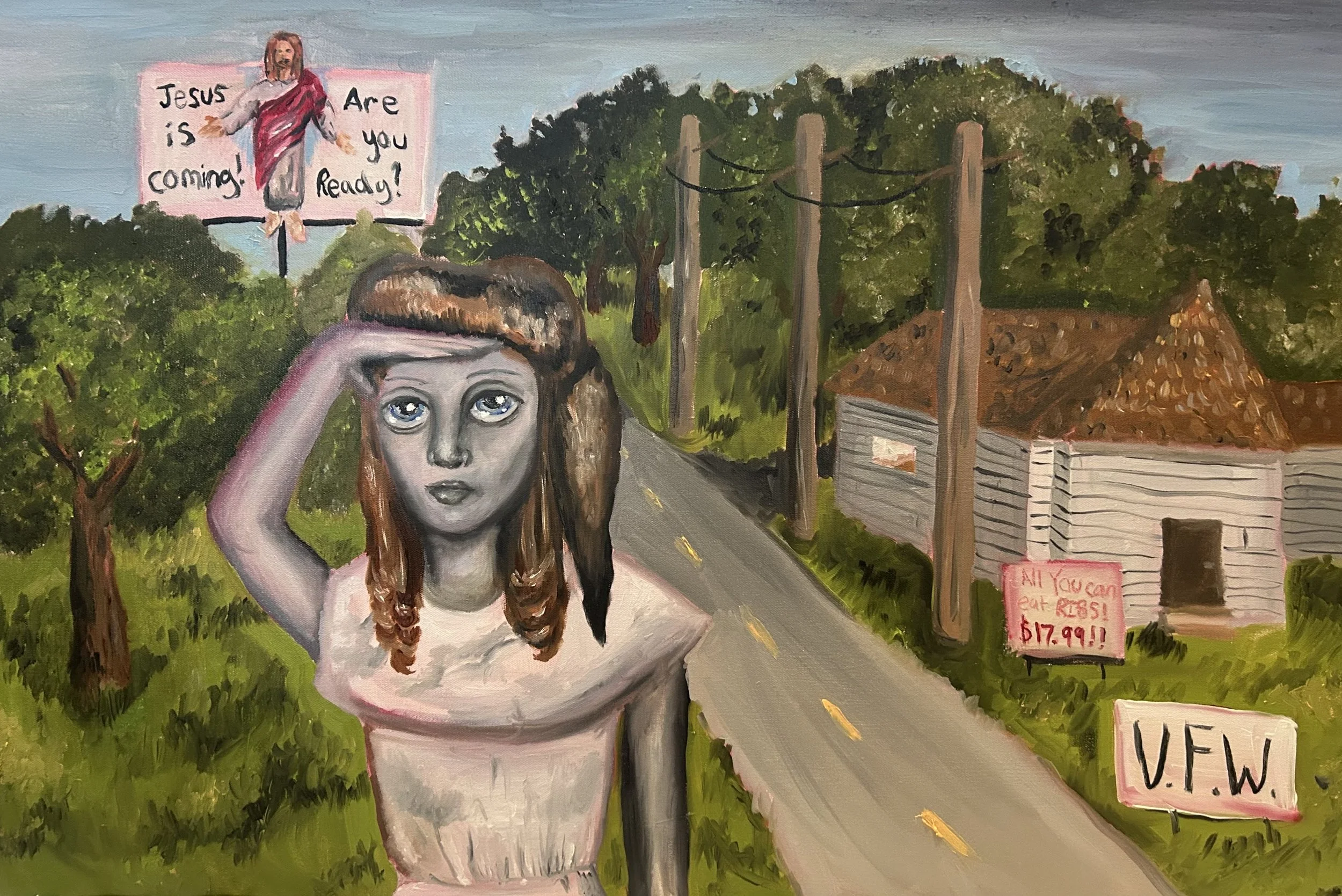 24" by 36" Original Oil Painting