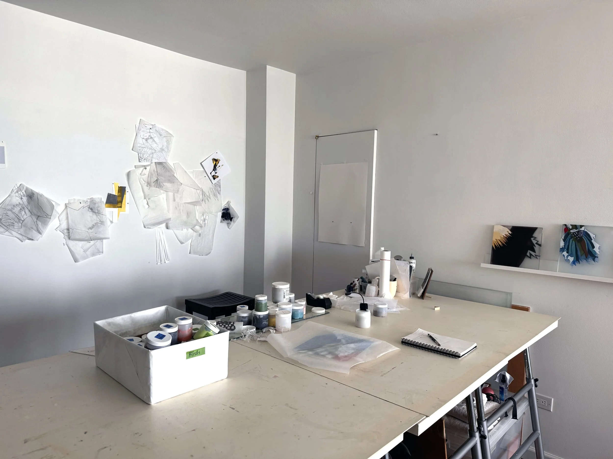 Photo of Debra Ramsay's painting studio