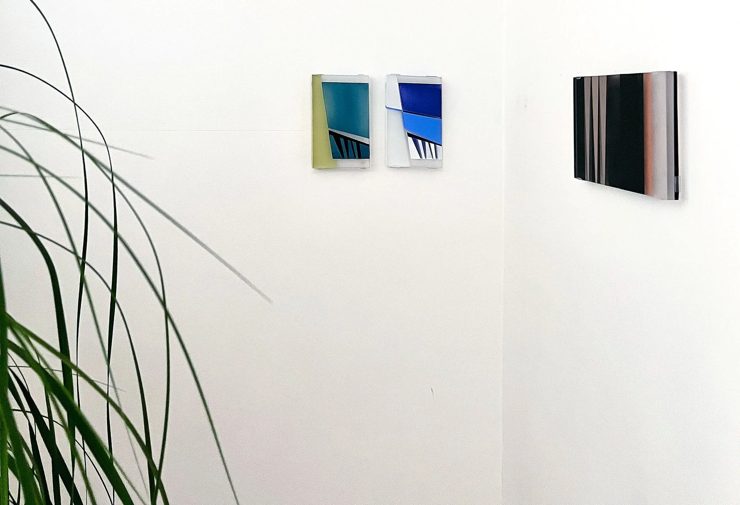 Installation view of art in the Migration Series by Debra Ramsay
