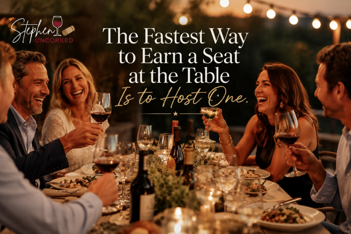 The Fastest Way to Earn a Seat at the Table Is to Host One