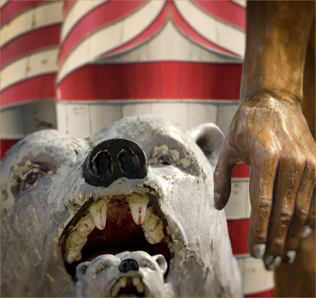 "Fire Island's Pet Bear"