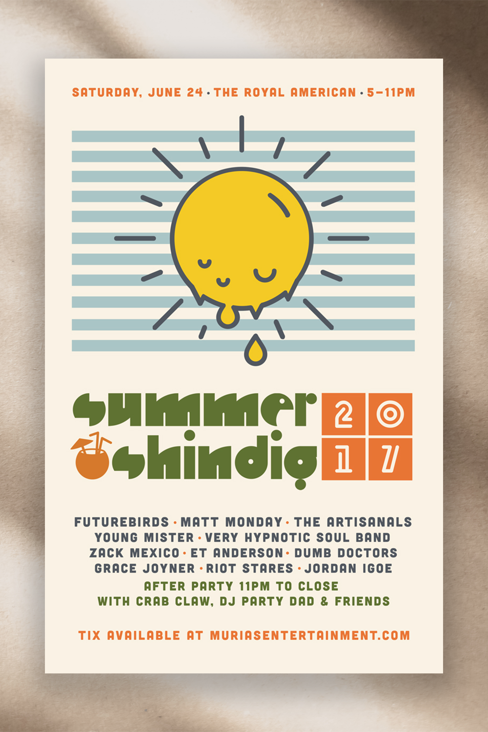 Summer Shindig 2017  poster