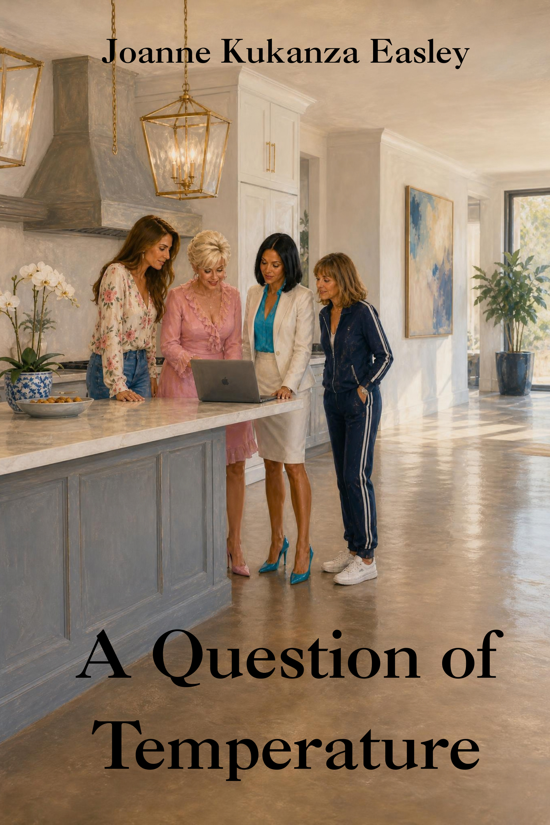 possible book cover for my work-in-progress A Question of Temperature