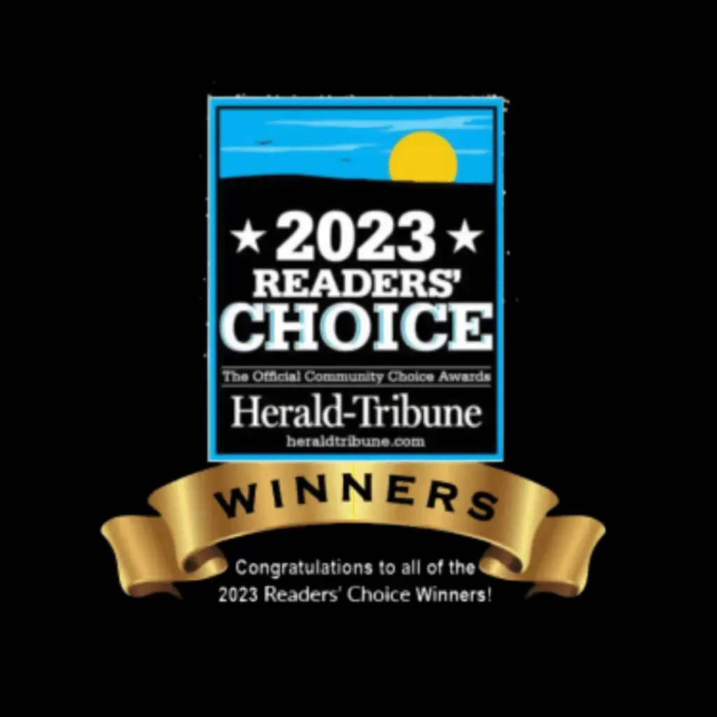 2023 Sarasota Herald-Tribune Readers' Choice Winner Badge